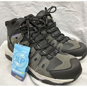 Nevados‎ Boots Men 11 Gray Harriman Leather Waterproof  Hiking Camping Shoes NEW